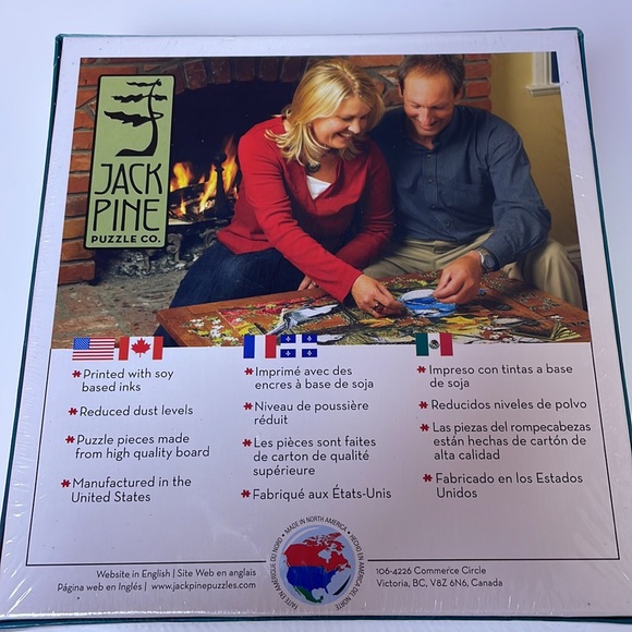 Jack Pine Puzzle Village Tree 1000 Pieces, NEW - Picture 5 of 11
